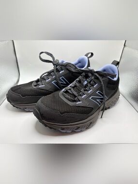 New Balance 510 V5 Trail Running Shoe Black Purple Women’s Sz 8 Hiking Walking